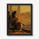 Sitting Smoker by Hugo Charlemont - thumbnail_1_bf_673cad895e0c5e198f5ec5ee
